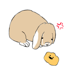 [LINEスタンプ] ラテさんはカボチャが嫌い