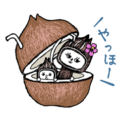 [LINEスタンプ] ココナッチ＆コココナッチ