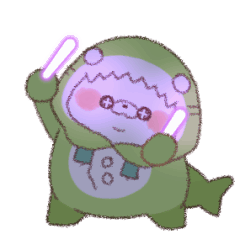 [LINEスタンプ] 【▶盛り上げる】サメ！着ぐるみ動物4