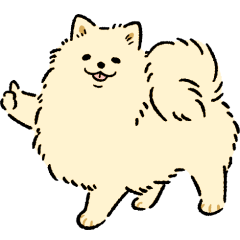 [LINEスタンプ] 今日も犬が可愛いね