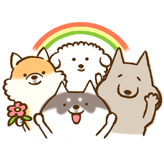 [LINEスタンプ] 柴ちん11 柴犬のおともだち