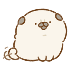 [LINEスタンプ] ふんわりパグだよ。