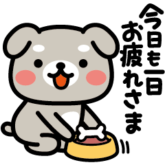 [LINEスタンプ] 動く♪わんこな日＜まゆ＞