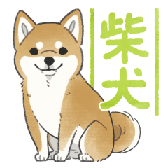 [LINEスタンプ] 柴犬スタンプ -水彩風-