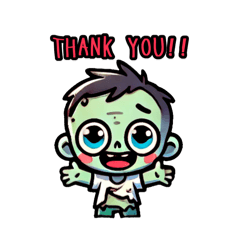 [LINEスタンプ] ゾンビの赤ちゃんたち