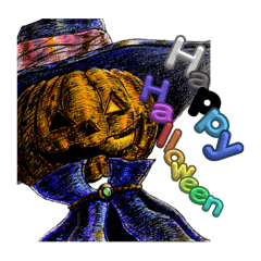 [LINEスタンプ] ハロウィンスタンプ♪