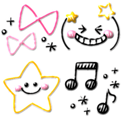 [LINEスタンプ] ぷくぷく可愛い♡落書き風スタンプ