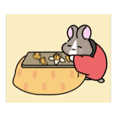 [LINEスタンプ] 動く！もちもちうさぎ