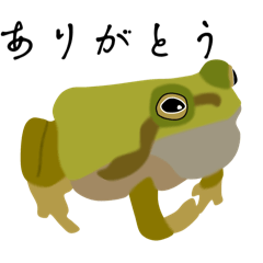 [LINEスタンプ] ニホンアマガエルスタンプ