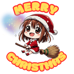 [LINEスタンプ] クリスマス 魔女キューティースタンプ