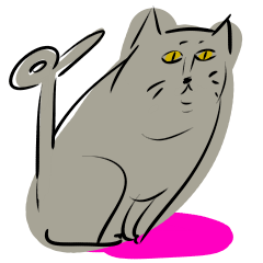 [LINEスタンプ] ぬるりねこ