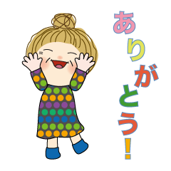 [LINEスタンプ] カラフルなおばあちゃん 04