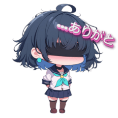 [LINEスタンプ] 夢幻ちゃん(学生)