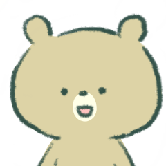 [LINEスタンプ] ちゃいろいくまのこ3