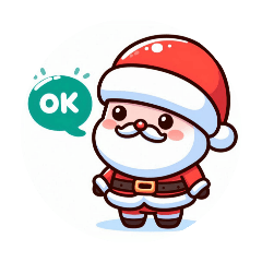 [LINEスタンプ] サンタクロース メリークリスマス 冬 挨拶