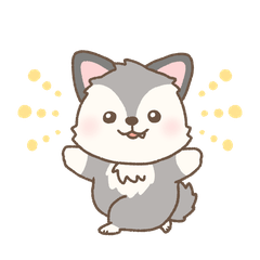 [LINEスタンプ] 成瀬のなるちゃん ハスキーくん