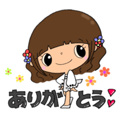 [LINEスタンプ] 【part 60】毎日使える癒し系女子スタンプ