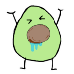 [LINEスタンプ] あぼかどさんのすたんぷ