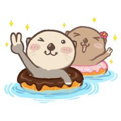 [LINEスタンプ] ぷかぷか海ごこち