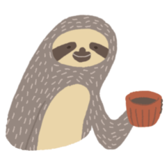 [LINEスタンプ] ナマケモノかわいい