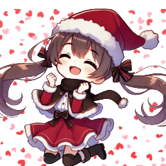 [LINEスタンプ] 【クリスマス】に使える‼かまってちゃん♡