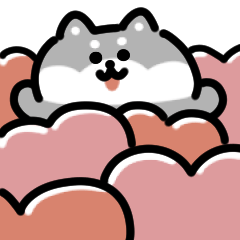 [LINEスタンプ] ハートフルな犬の動くスタンプ