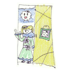[LINEスタンプ] くもきゅんとメルシーのかわいいスタンプ