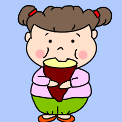 [LINEスタンプ] お芋大好きぽっちゃりさん