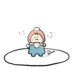 [LINEスタンプ] ちな、ふゆを満喫する