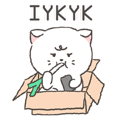 [LINEスタンプ] 白ネギにゃんこ [英語]