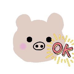 [LINEスタンプ] 豚の兄弟