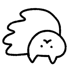 [LINEスタンプ] 適当に描いたネコ