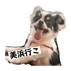 [LINEスタンプ] 牛柄チワワのミュウ