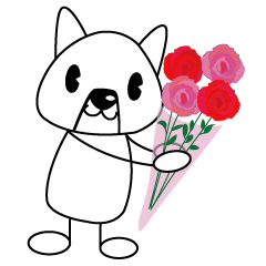 [LINEスタンプ] クマイヌ チャイ