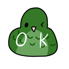 [LINEスタンプ] サザナミインコのもちころくん