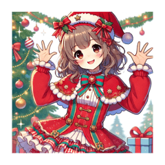 [LINEスタンプ] かわいい彼女♡クリスマス3