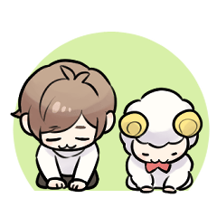 [LINEスタンプ] 羊飼いと壺ひつじ