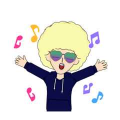 [LINEスタンプ] life is to enjoy