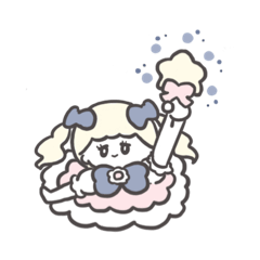 [LINEスタンプ] はたらく魔法少女の日常