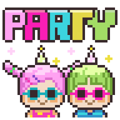 [LINEスタンプ] PARTY FAMILY