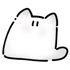 [LINEスタンプ] ゆるなぞねこちゃん