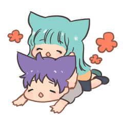 [LINEスタンプ] 2匹のかわいい猫ちゃんの日常3