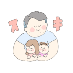 [LINEスタンプ] we love ここ