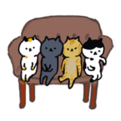 [LINEスタンプ] 年末年始に使える日本猫スタンプ