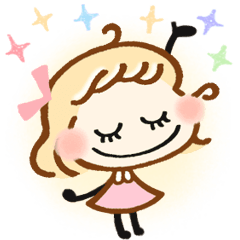 [LINEスタンプ] 思いやり♡happyカラフル