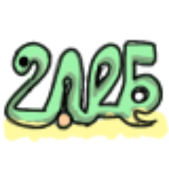 [LINEスタンプ] 巳年2025