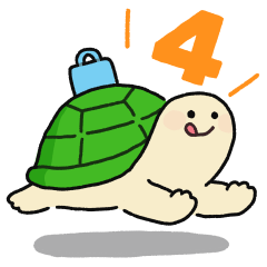 [LINEスタンプ] かめくん4