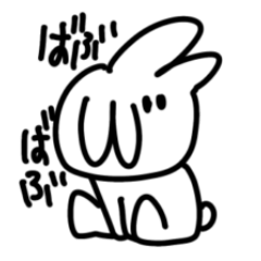 [LINEスタンプ] 作画崩壊うさぎ2