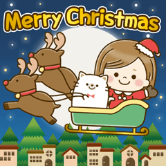 [LINEスタンプ] 大人女子のXmas＆年末年始【毎年使える】