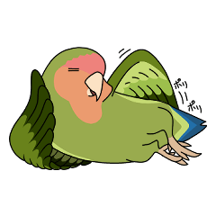 [LINEスタンプ] コザクラインコ好きスタンプ4